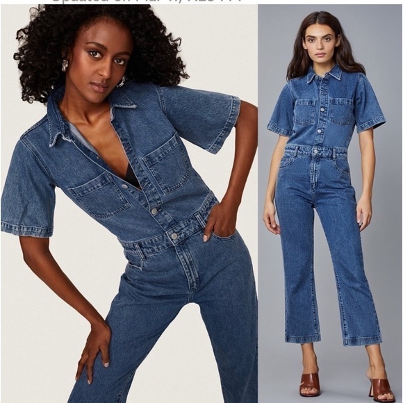 DL1961 Hannah Denim Jumpsuit - Picture 1 of 16